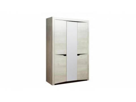 Шкаф для одежды 33.02 Лючия Бетон пайн белый