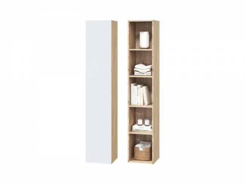 Шкаф настенный с 1 дверкой 1680 Сканди белый