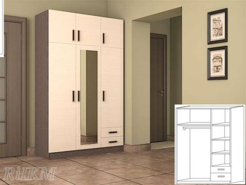 Шкаф ШК 303 с зеркалом