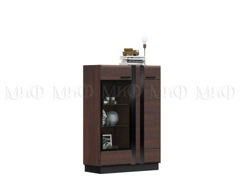 Шкаф-стекло низкий Магнолия орех