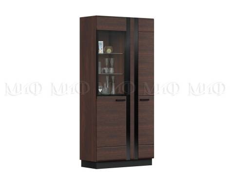 Шкаф-стекло высокий Магнолия орех