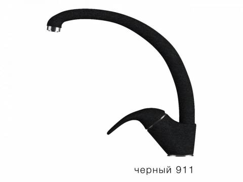 Смеситель для кухни высокий Эко Tolero Черный 911