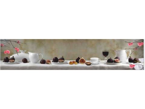 Фартук с фотопечатью Инжир и вино SP246