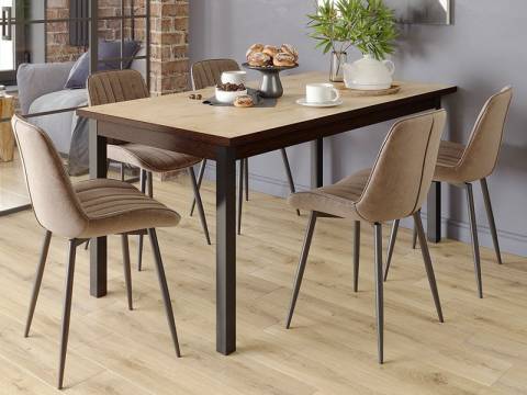 Стол обеденный Квант 1200 дуб бунратти/венге