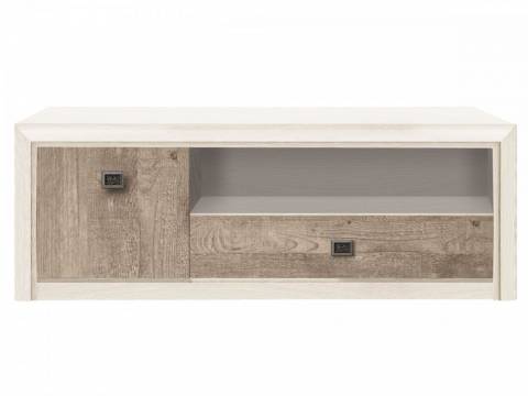 Тумба под телевизор RTV 1D1S Коен Ясень Снежный