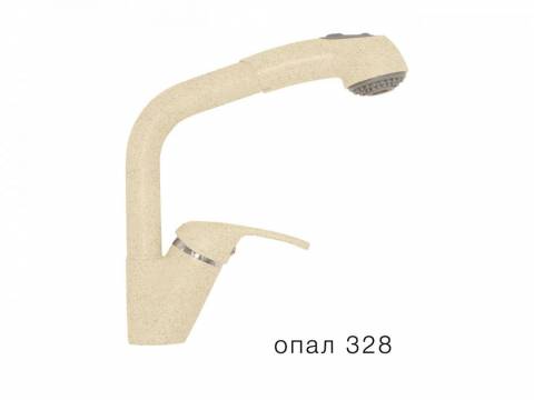 Смеситель для кухни Высокая лейка Polygran Опал 328